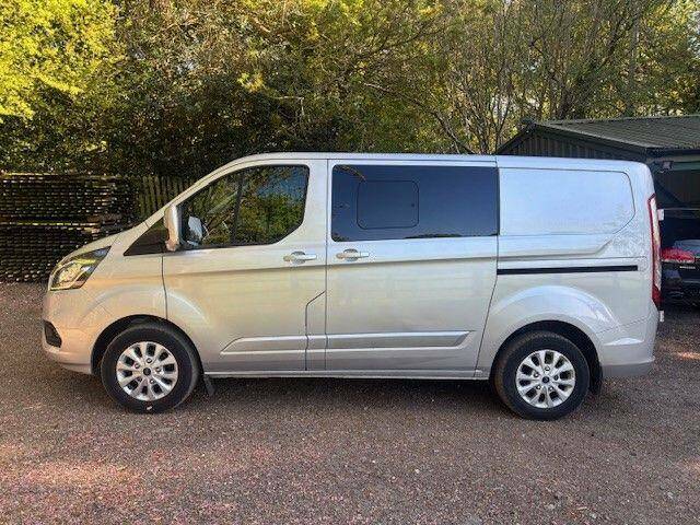 Ford Transit Custom 2.0 300 Ecoblue Limited Crew Van L1 H1 Euro 6 SL18UVN Silver #4