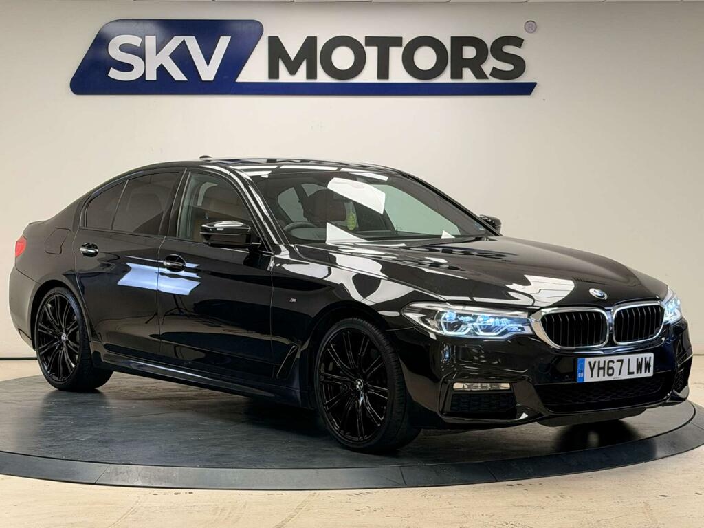 BMW 5 Series Saloon YH67LWW Black #2