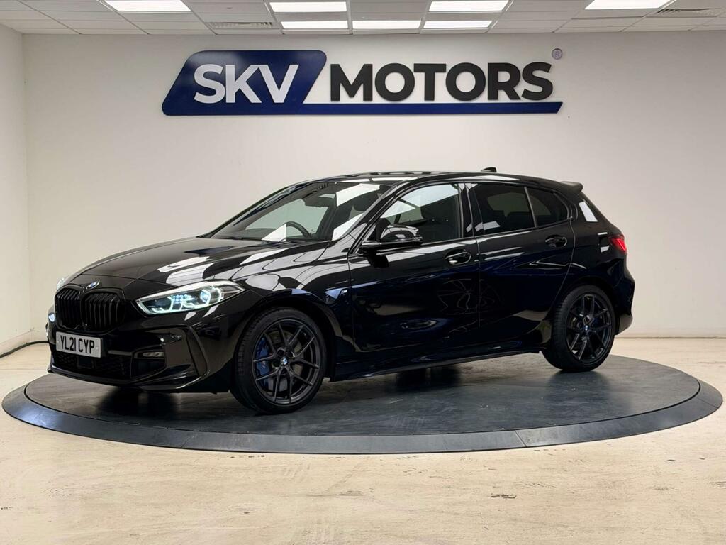 BMW 1 Series Hatchback YL21CYP Black #5