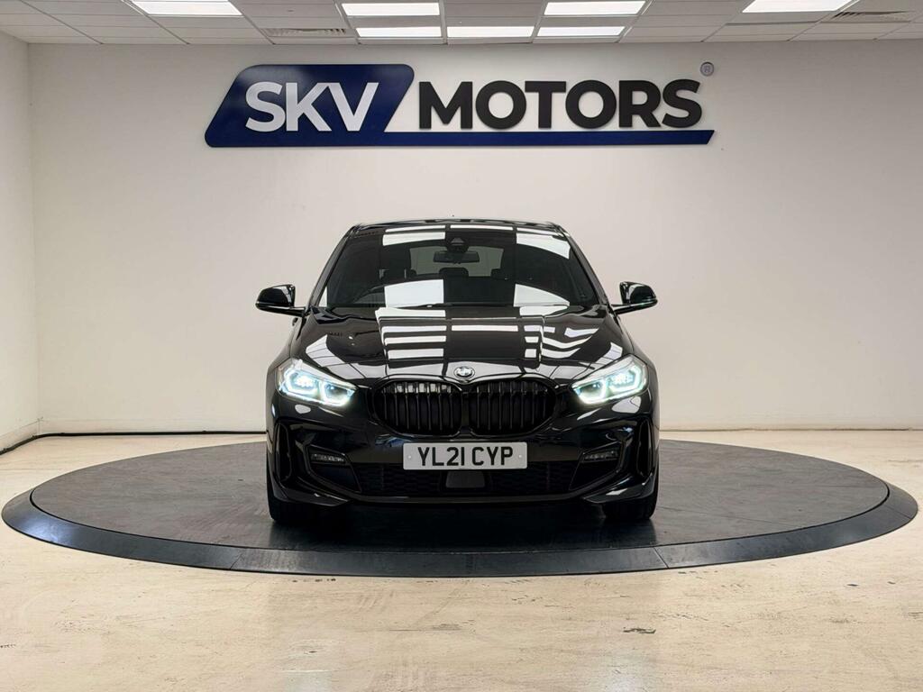BMW 1 Series Hatchback YL21CYP Black #3