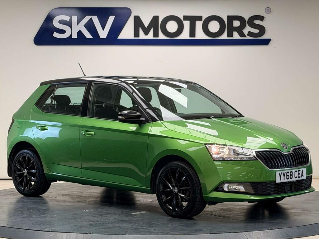 Skoda Fabia Hatchback YY68CEA Green #6