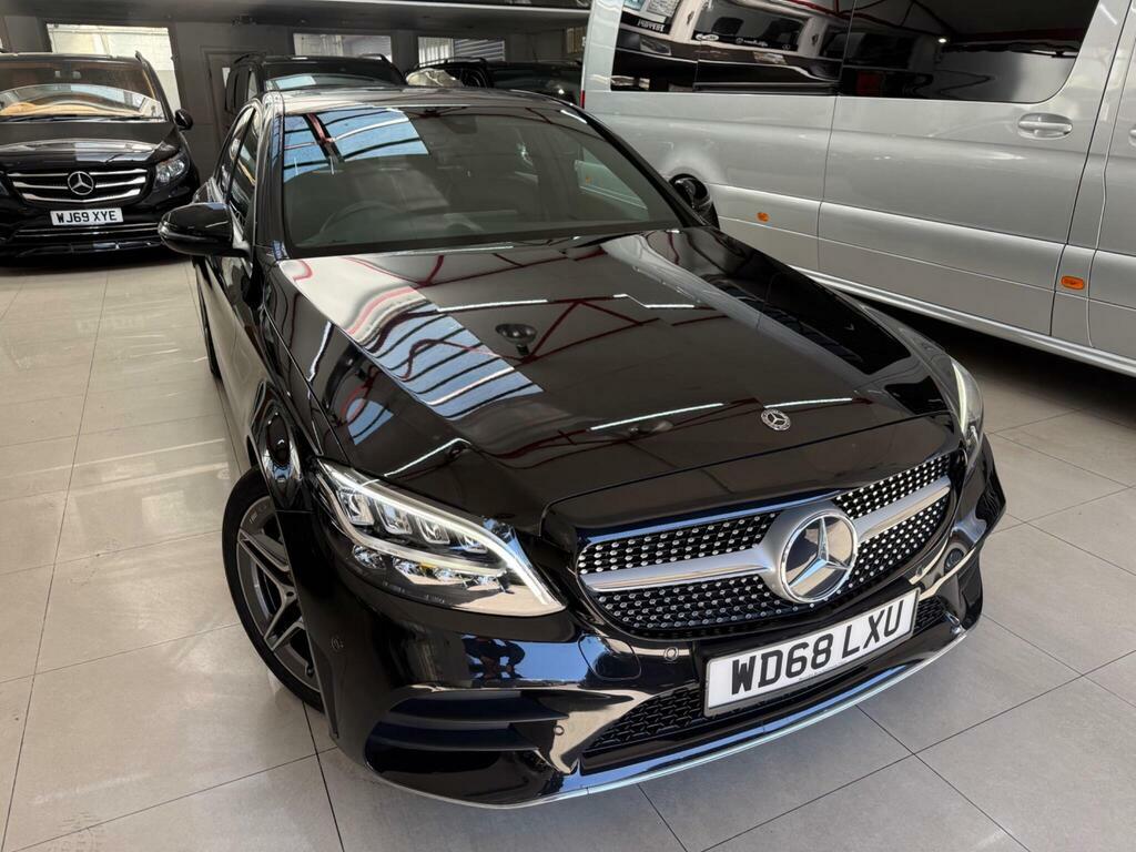 Mercedes-Benz C Class 1.5 C200 Mhev Eq Boost Amg Line G-tronic Euro 6 Black