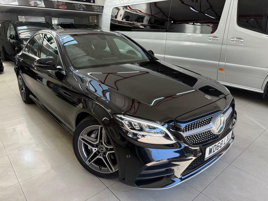 Mercedes-Benz C Class 1.5 C200 Mhev Eq Boost Amg Line G-tronic Euro 6 WD68LXU Black #2