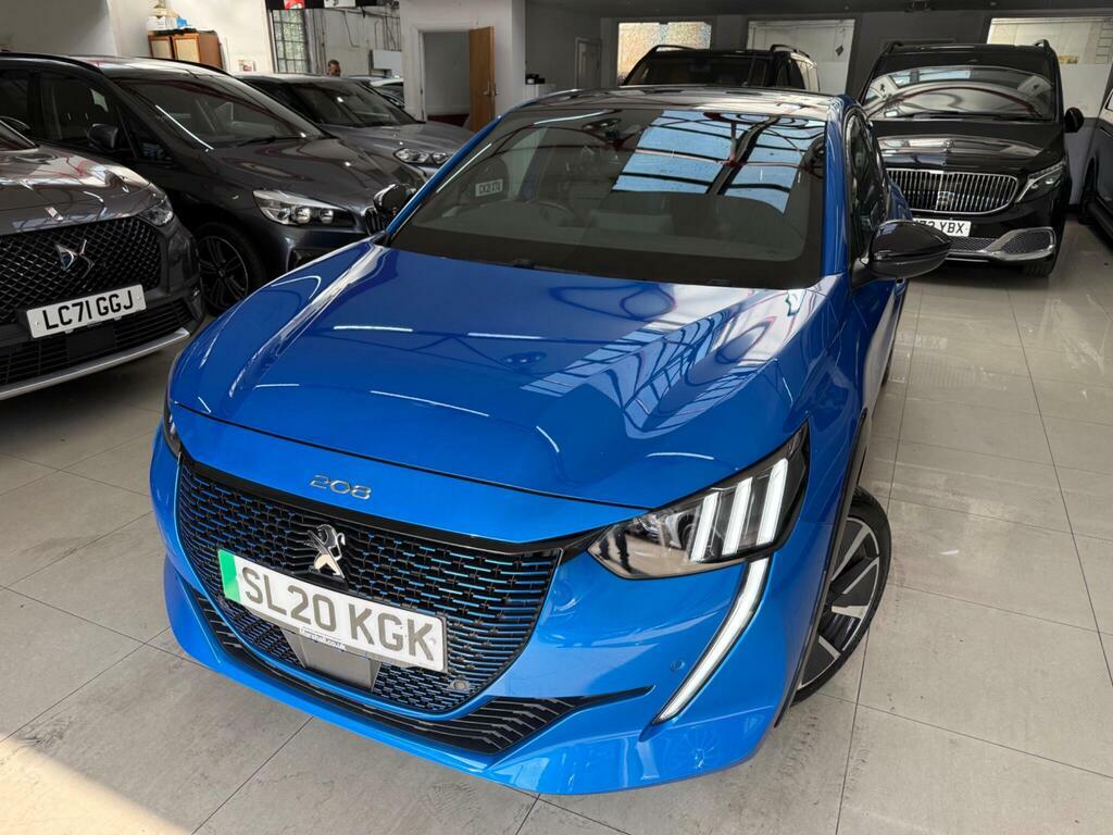 Peugeot e-208 50Kwh Gt Line SL20KGK Blue #4