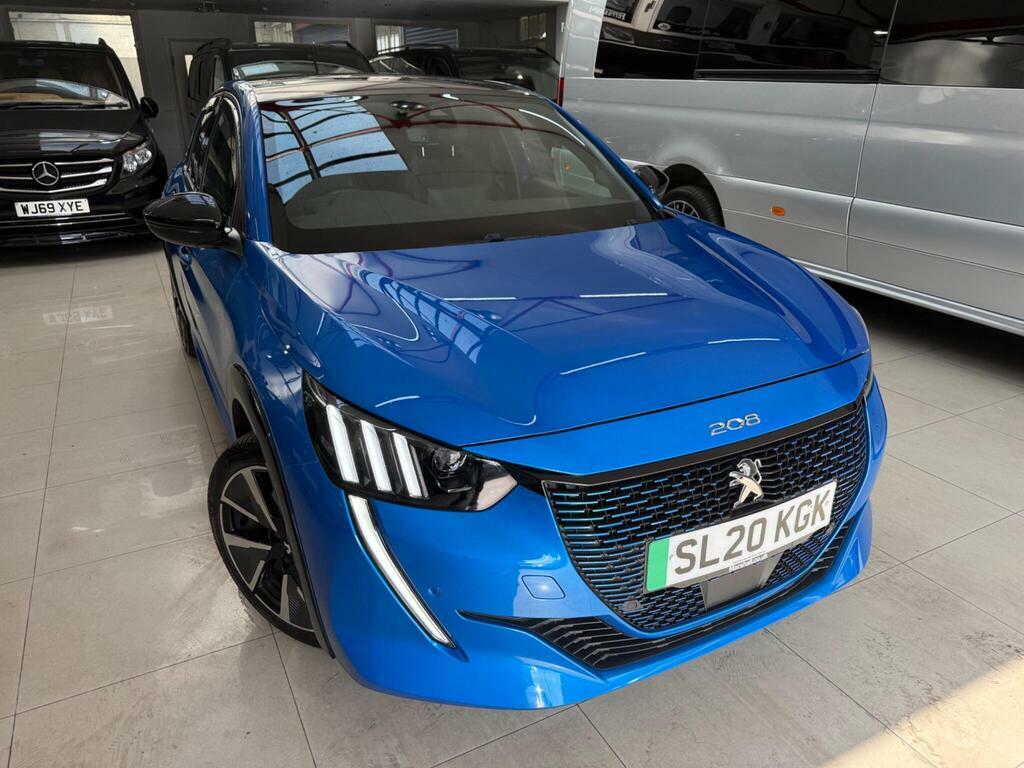 Peugeot e-208 50Kwh Gt Line Blue