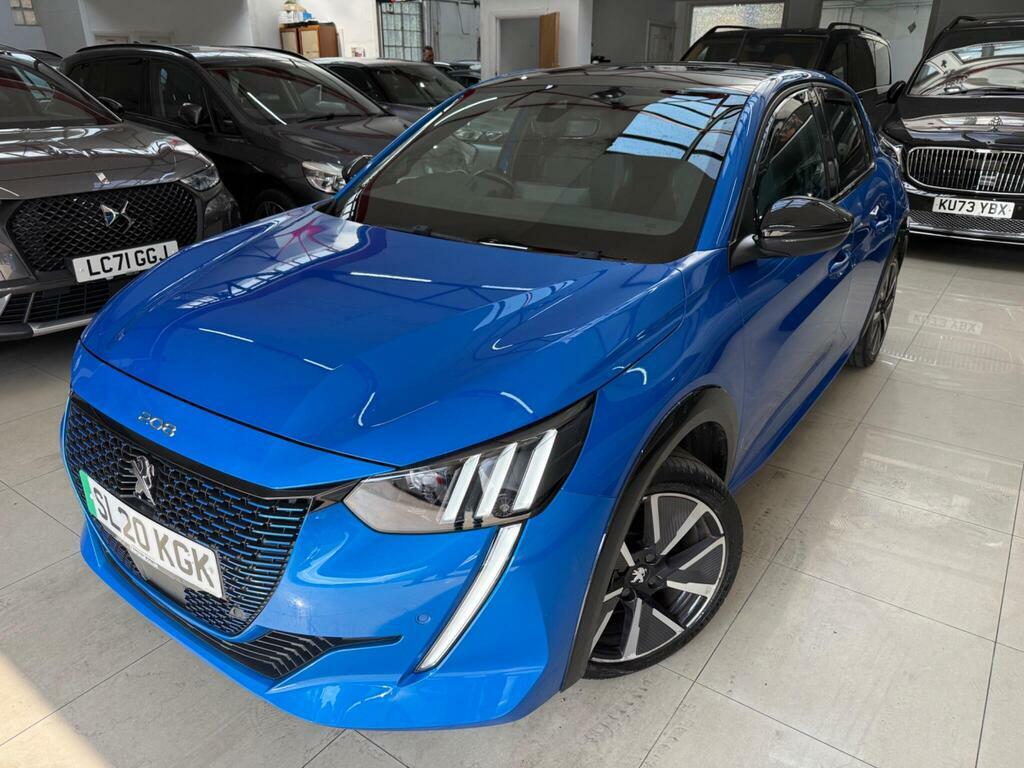 Peugeot e-208 50Kwh Gt Line SL20KGK Blue #5