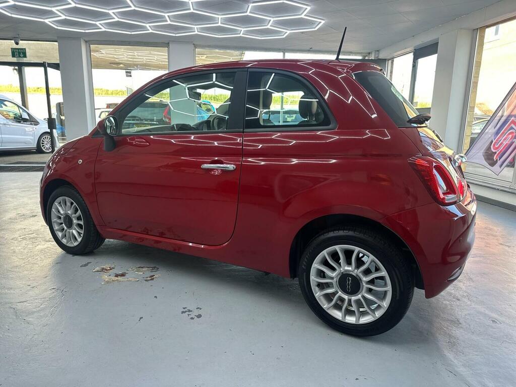 Fiat 500 Hatchback 1.2 Eco Pop Star Euro 6 Ss 2016 HJ66OWX Red #3