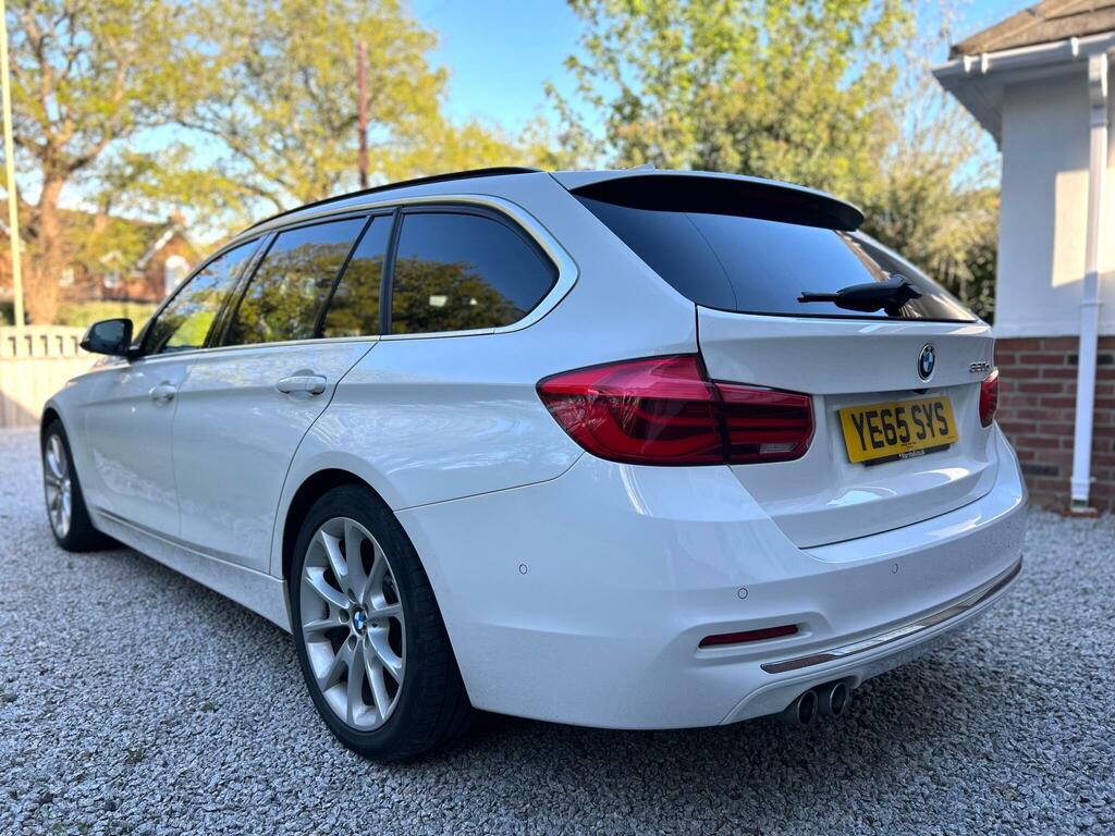 BMW 3 Series 320D Luxury Touring YE65SYS White #2
