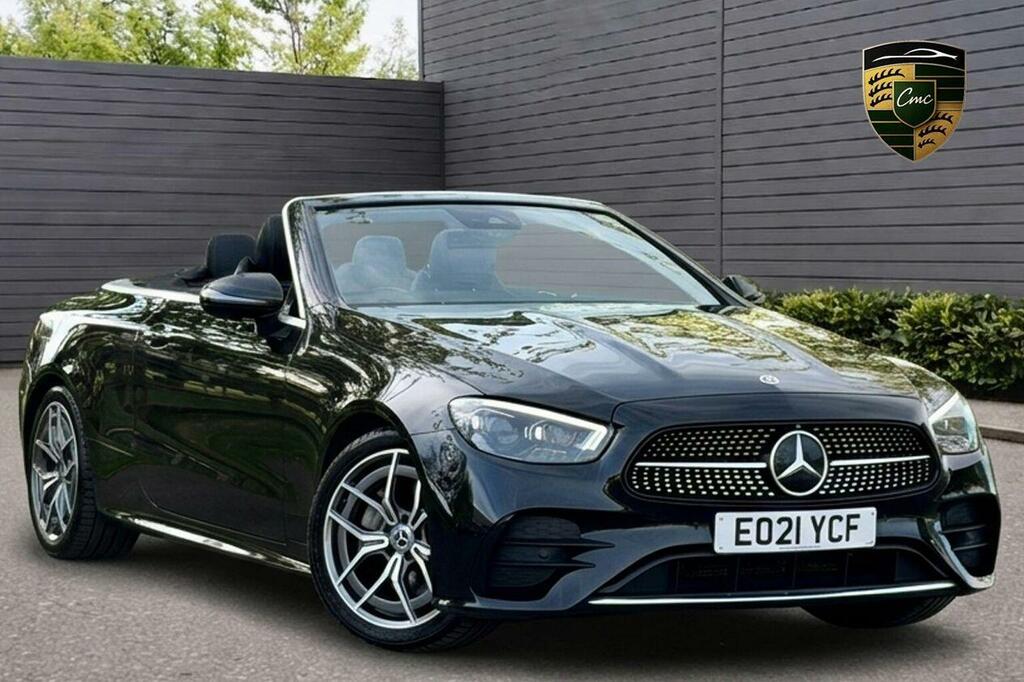 Mercedes-Benz E Class Convertible 2.0 E220d Amg Line Premium Cabriolet Black