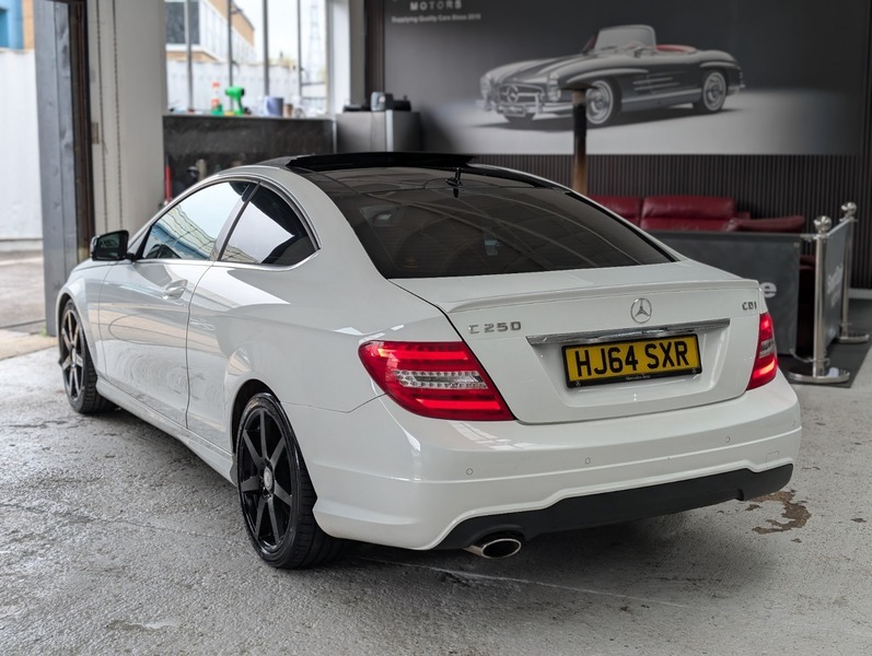 Mercedes-Benz C Class C250 Cdi Amg Sport HJ64SXR White #5