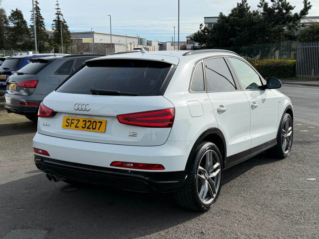 Audi Q3 2.0 Tdi 177 Quattro S Line S Tronic SFZ3207 White #5