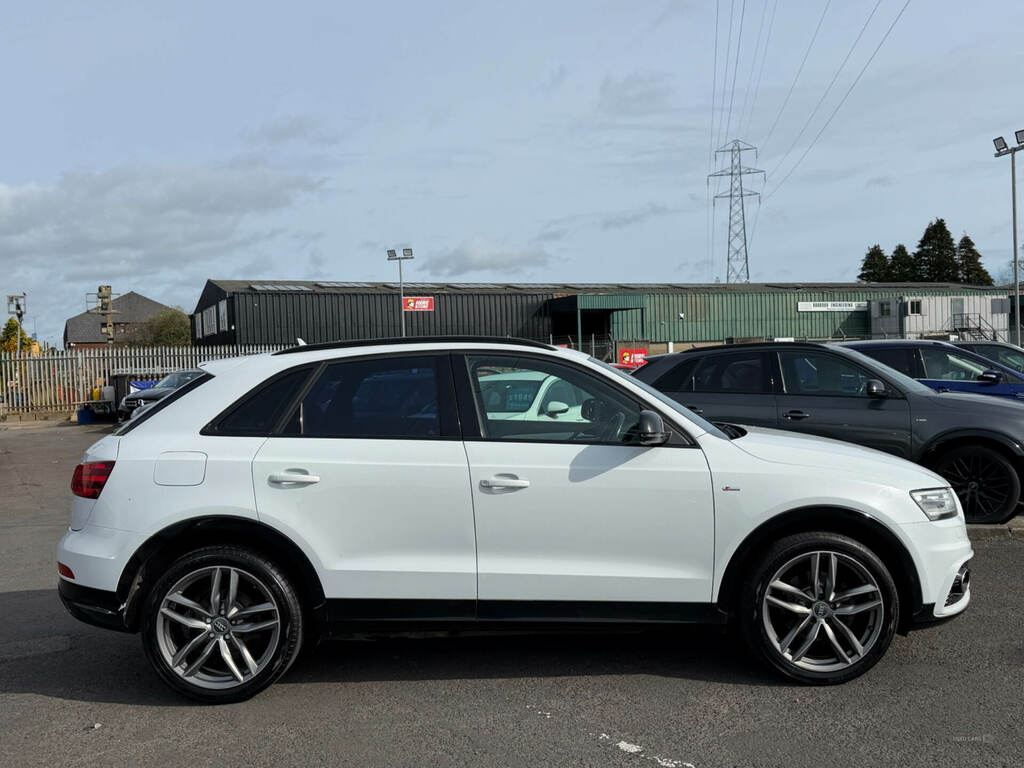 Audi Q3 2.0 Tdi 177 Quattro S Line S Tronic SFZ3207 White #4