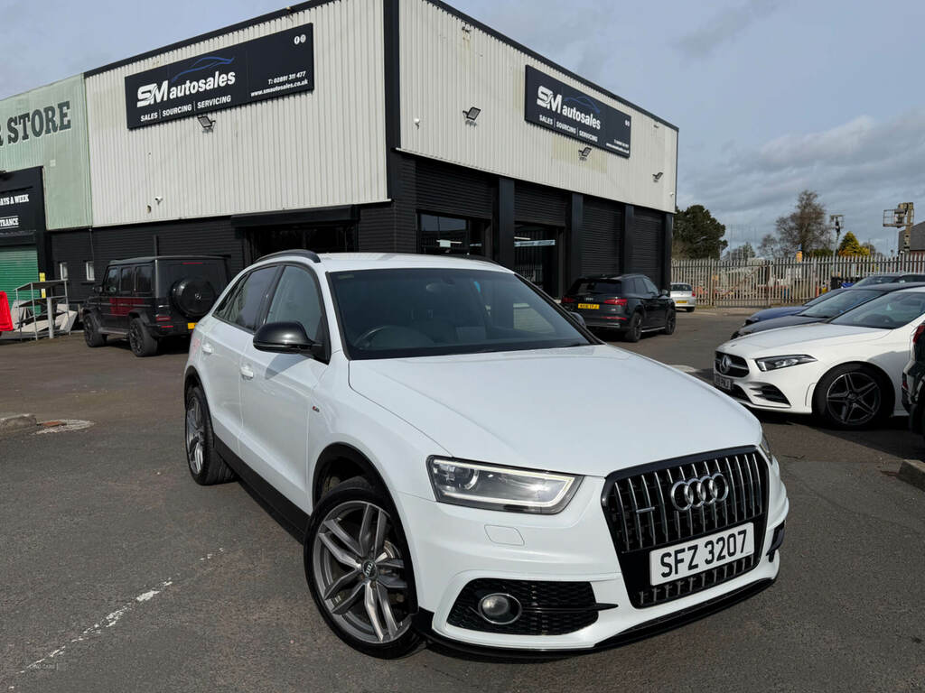 Audi Q3 2.0 Tdi 177 Quattro S Line S Tronic SFZ3207 White #3