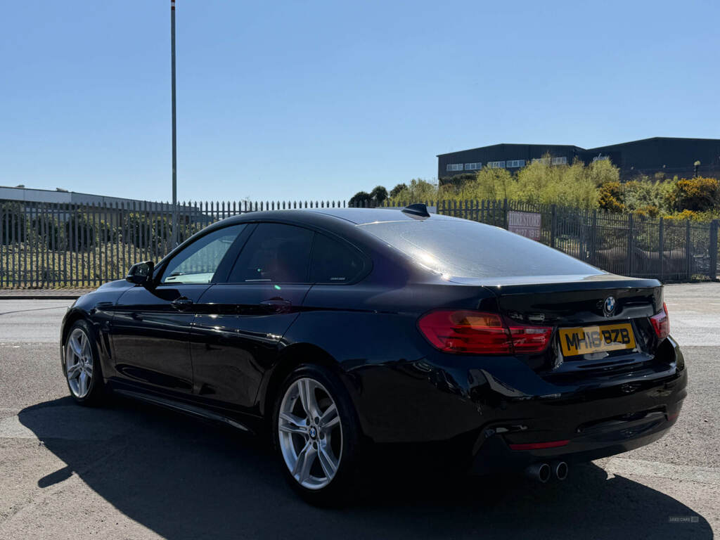 BMW 4 Series 420D 190 M Sport Professional Media MH16BZB Black #6