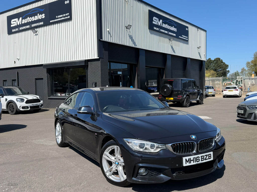 BMW 4 Series 420D 190 M Sport Professional Media MH16BZB Black #3