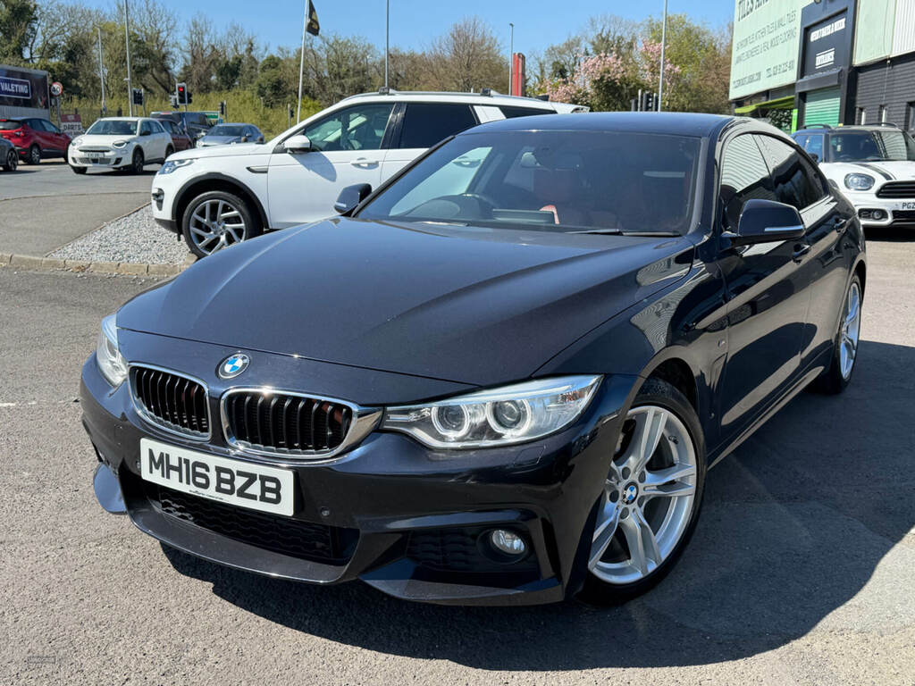 BMW 4 Series 420D 190 M Sport Professional Media MH16BZB Black #2