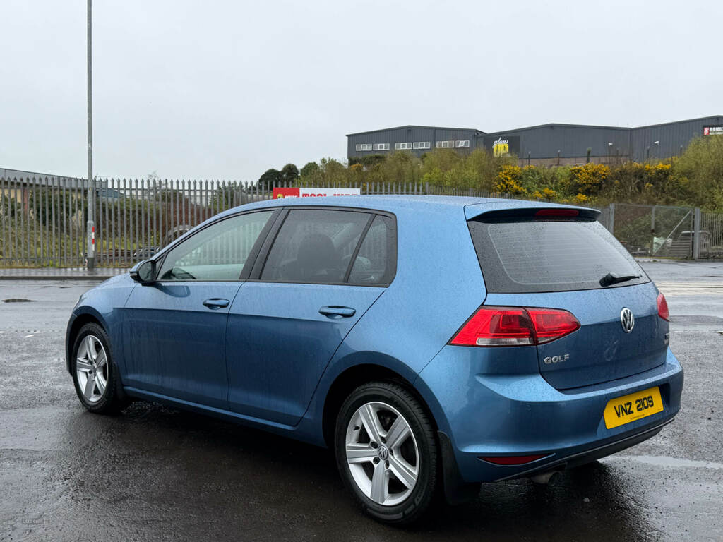 Volkswagen Golf 1.6 Tdi 105 Match VNZ2109 Blue #6