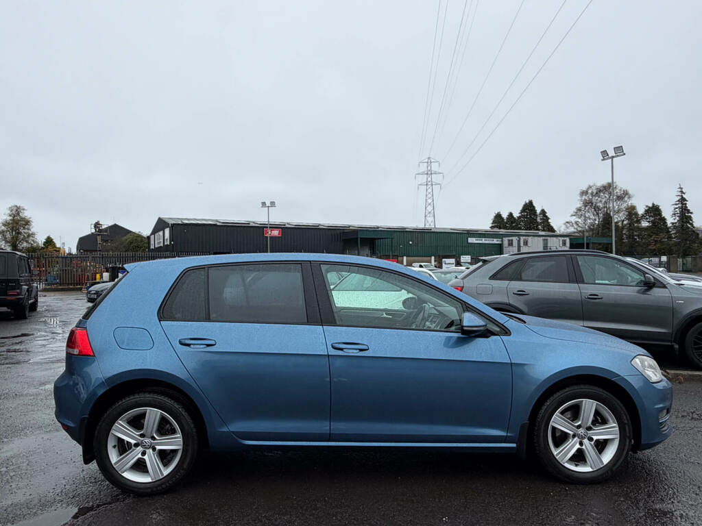 Volkswagen Golf 1.6 Tdi 105 Match VNZ2109 Blue #4
