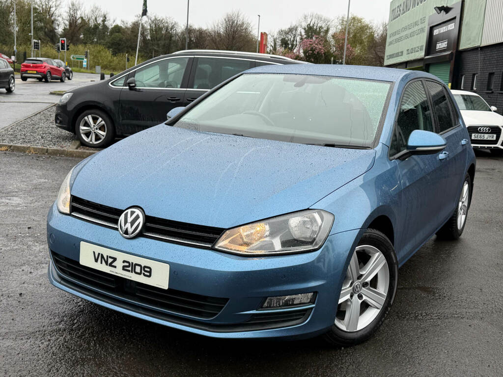 Volkswagen Golf 1.6 Tdi 105 Match VNZ2109 Blue #2