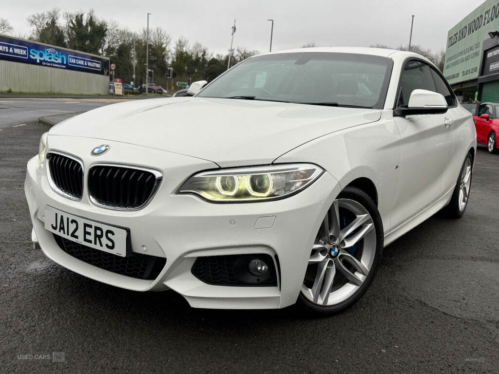 BMW 2 Series 220D 190 M Sport Step YL65FLA White #2