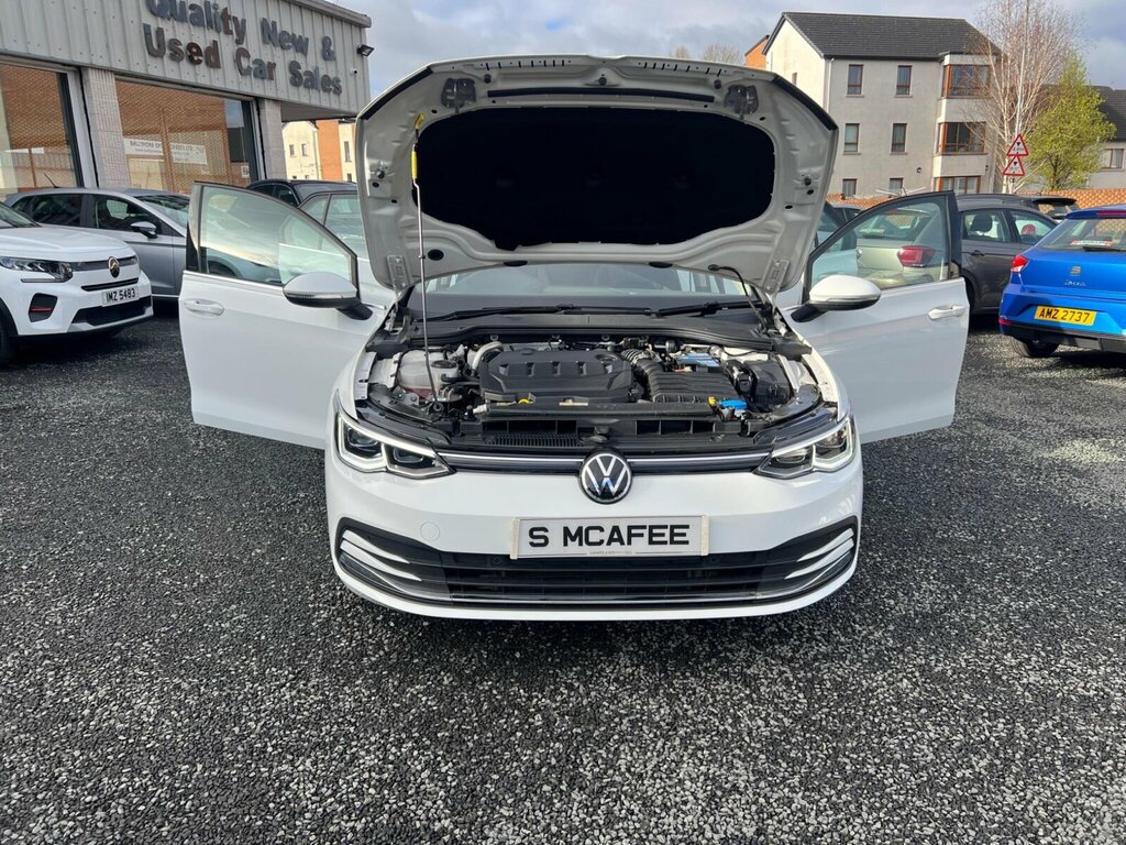 Volkswagen Golf 2.0 Tdi Style Dsg Euro 6 Ss DA70UWT White #6