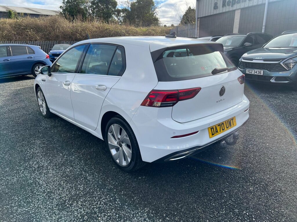 Volkswagen Golf 2.0 Tdi Style Dsg Euro 6 Ss DA70UWT White #4