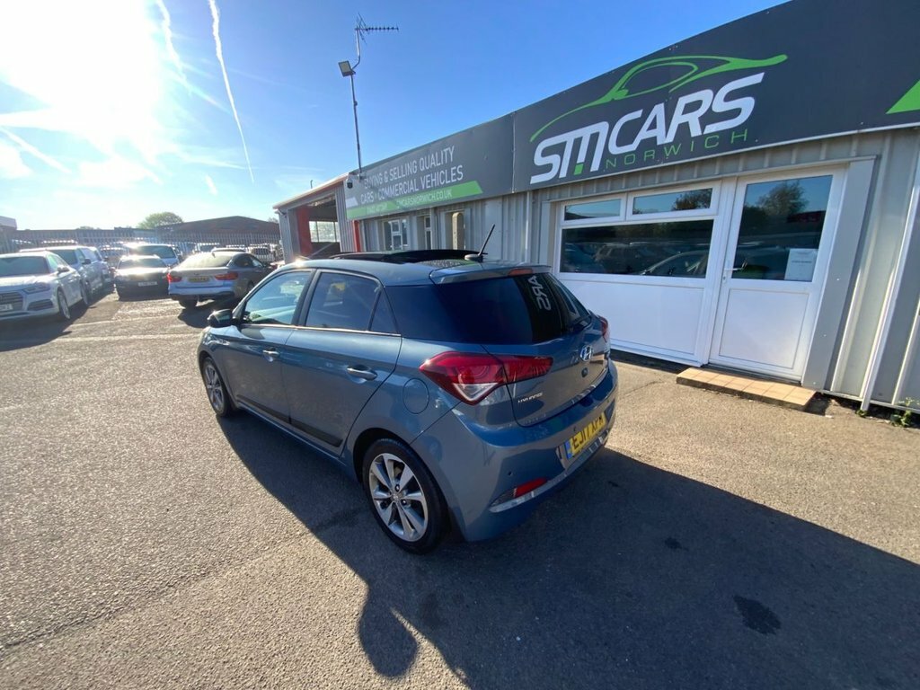 Hyundai I20 1L Premium Se Nav EJ17XPM Blue #4