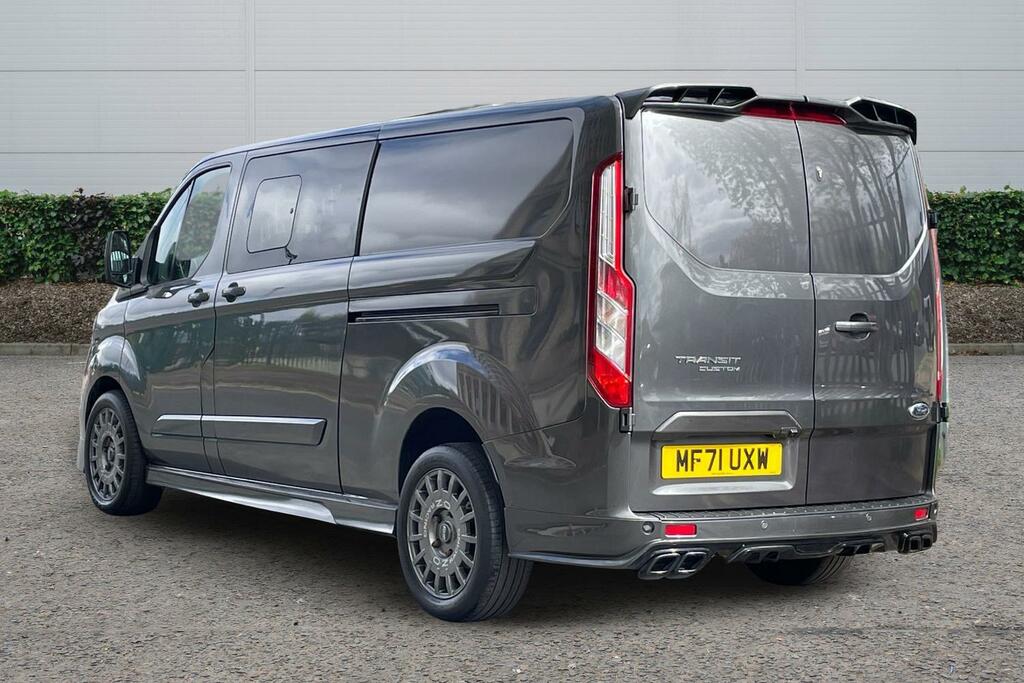 Ford Transit Custom 2.0 Ecoblue 130Ps Low Roof Dcab Limited Van MF71UXW Grey #2