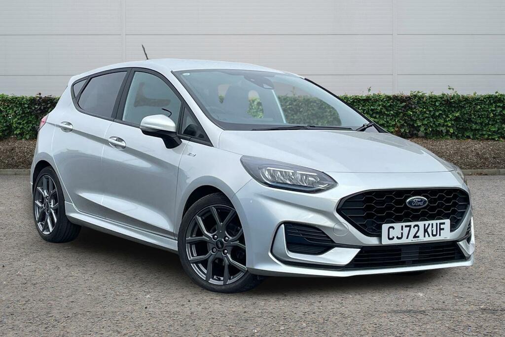 Ford Fiesta 1.0 Ecoboost Hybrid Mhev 125 St-line CJ72KUF Silver