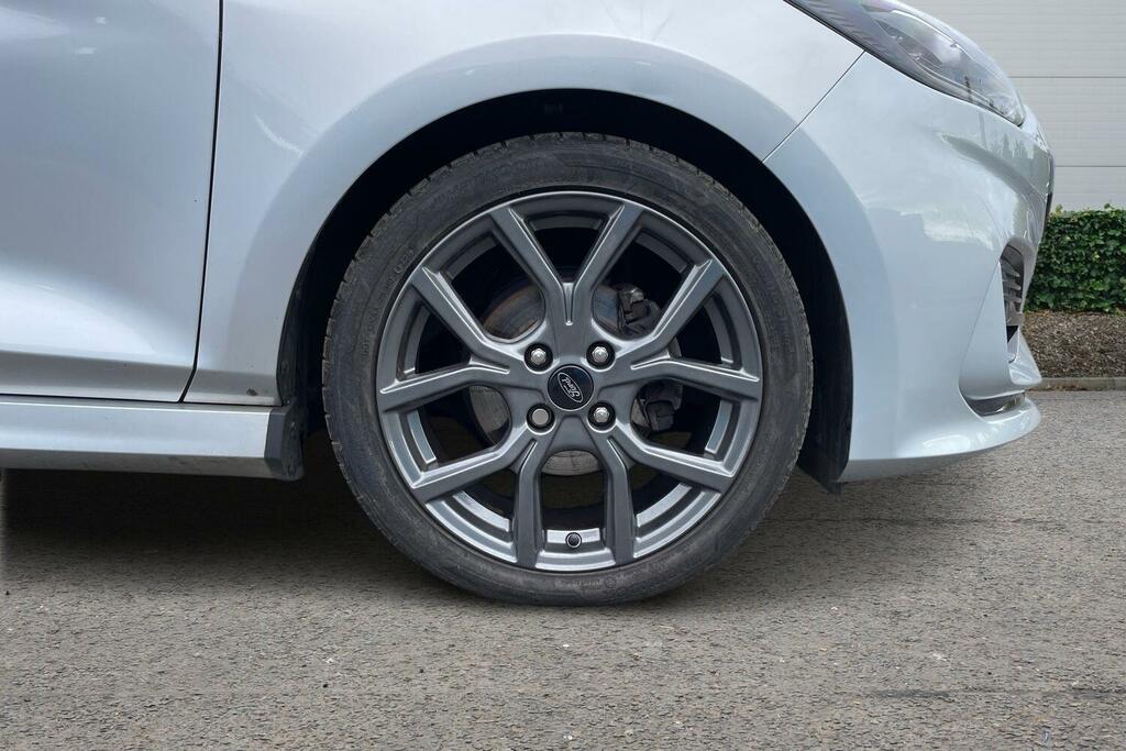 Ford Fiesta 1.0 Ecoboost Hybrid Mhev 125 St-line CJ72KUF Silver #6
