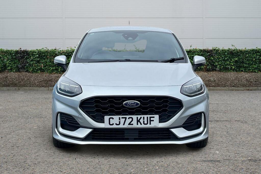 Ford Fiesta 1.0 Ecoboost Hybrid Mhev 125 St-line CJ72KUF Silver #4