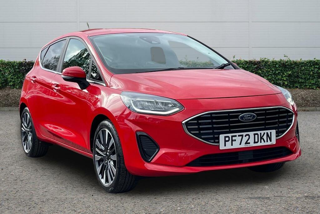 Ford Fiesta 1.0 Ecoboost Titanium X Red
