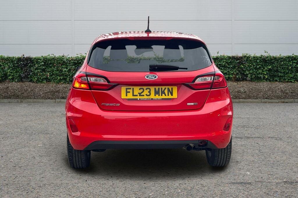 Ford Fiesta 1.0 Ecoboost Hybrid Mhev 125 Titanium FL23MKN Red #4
