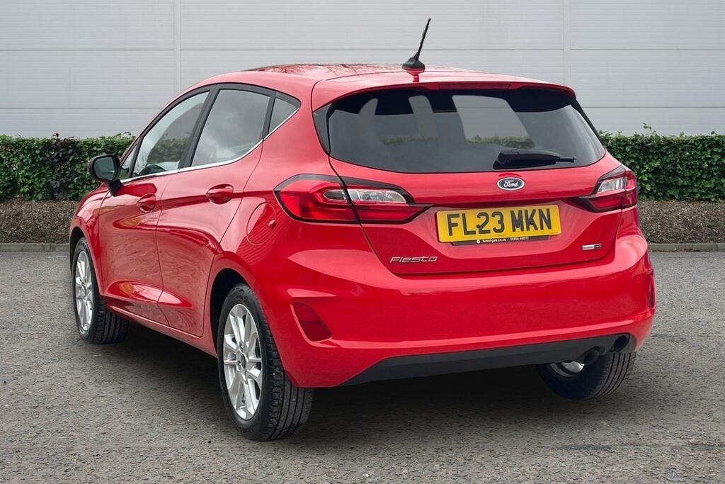 Ford Fiesta 1.0 Ecoboost Hybrid Mhev 125 Titanium FL23MKN Red #3