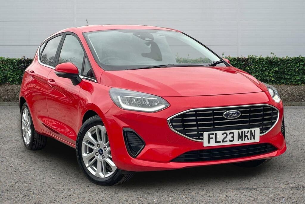 Ford Fiesta 1.0 Ecoboost Hybrid Mhev 125 Titanium Red