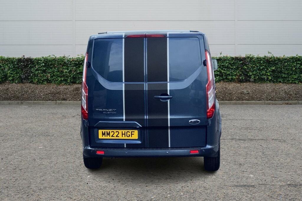 Ford Transit Custom 2.0 Ecoblue 185Ps Low Roof Dcab Sport Van MM22HGF Blue #6