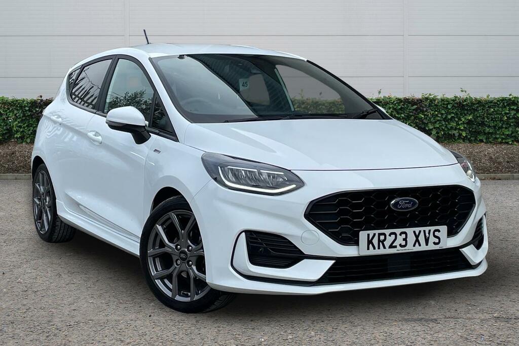 Ford Fiesta 1.0 Ecoboost Hybrid Mhev 125 St-line White
