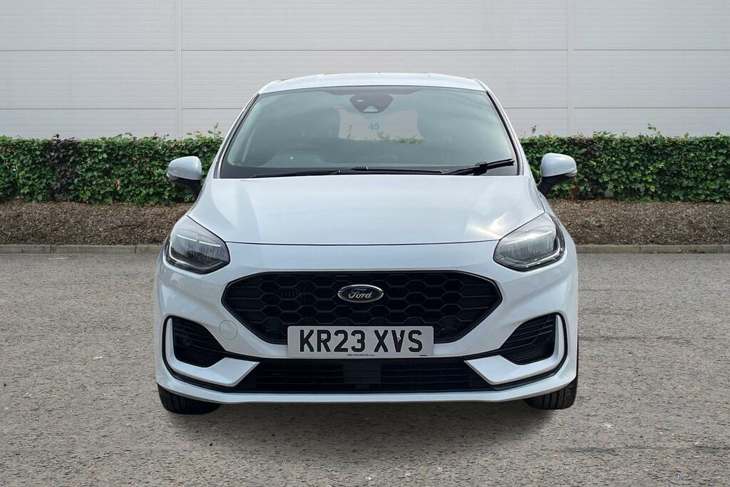 Ford Fiesta 1.0 Ecoboost Hybrid Mhev 125 St-line KR23XVS White #4