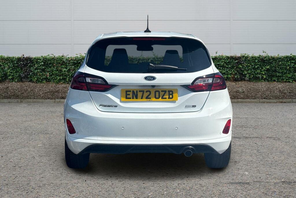 Ford Fiesta 1.0 Ecoboost Hybrid Mhev 125 St-line X EN72OZB White #5