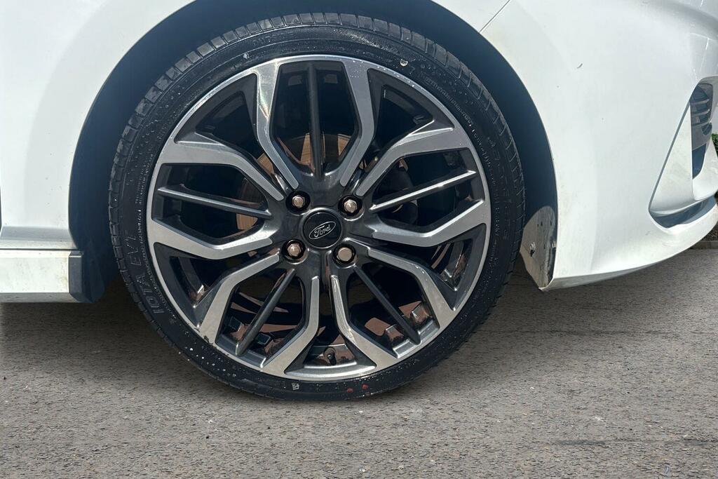 Ford Fiesta 1.0 Ecoboost Hybrid Mhev 125 St-line X EN72OZB White #6