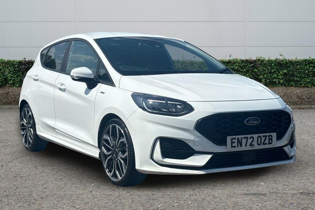 Ford Fiesta 1.0 Ecoboost Hybrid Mhev 125 St-line X White