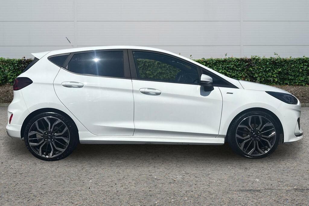 Ford Fiesta 1.0 Ecoboost Hybrid Mhev 125 St-line X EN72OZB White #3