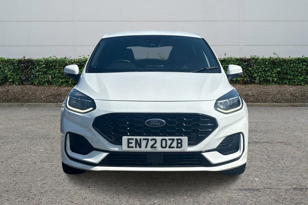 Ford Fiesta 1.0 Ecoboost Hybrid Mhev 125 St-line X EN72OZB White #4