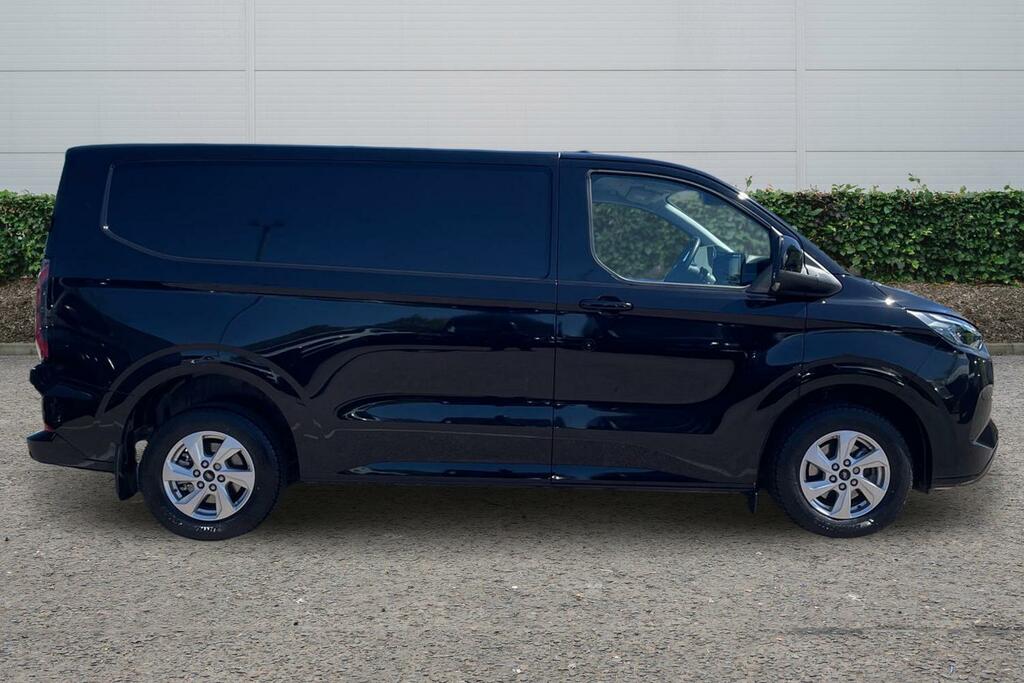 Ford Transit Custom 100Kw 65Kwh H1 Van Limited LV74YPD Black #3