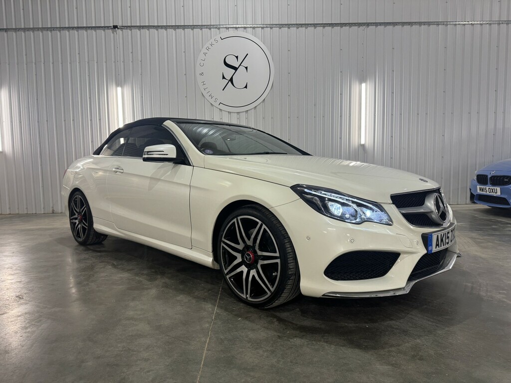 Mercedes-Benz E Class Convertible 3.5 E400 V6 Amg Line 2015 White #2
