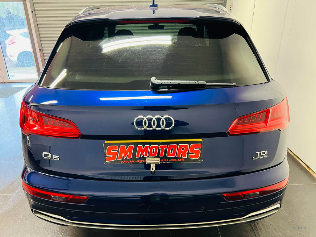 Audi Q5 2.0 Tdi Quattro S Line S Tronic SA67OFG Blue #6