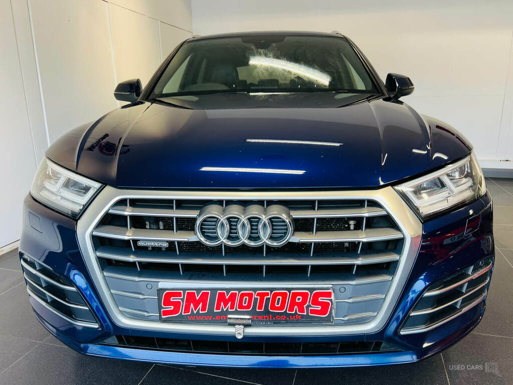 Audi Q5 2.0 Tdi Quattro S Line S Tronic SA67OFG Blue #3
