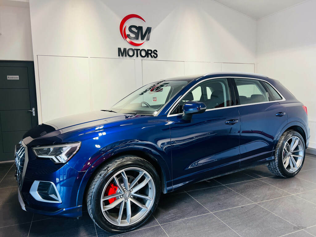 Audi Q3 35 Tdi Quattro Sport S Tronic NJ21OYC Blue #3