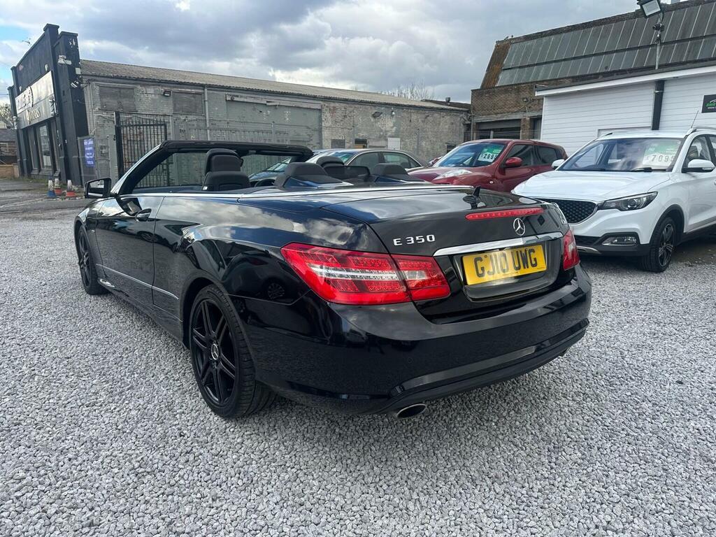 Mercedes-Benz E Class Convertible 3.0 E350 Cdi V6 Blueefficiency Sport C GJ10UWG Black #6