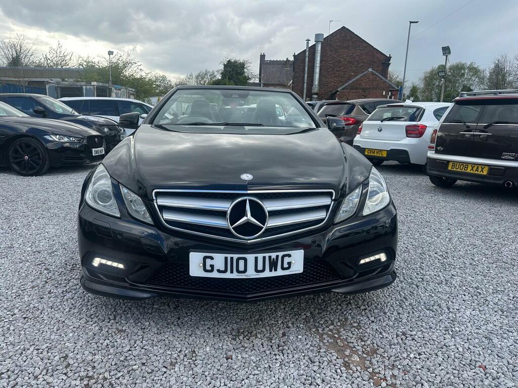 Mercedes-Benz E Class Convertible 3.0 E350 Cdi V6 Blueefficiency Sport C GJ10UWG Black #2